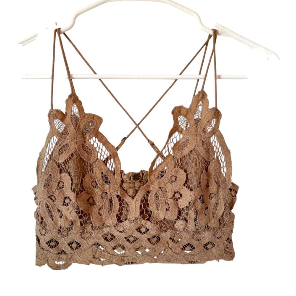 FREE PEOPLE FP One Adella Bralette Copper Rust size S